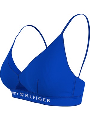 Tommy Hilfiger UW0UW03356C66003 Mavi Kadın Bikini Üst