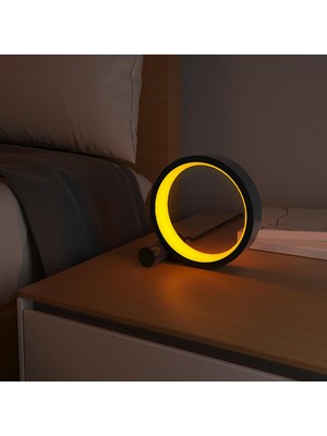 Cynthia LED Rgb Pikap Ritim Müzik Notu Nightlight Uzaktan Kumanda Uygulama Kontrolü 6 Inç