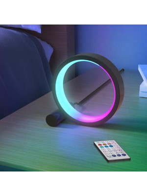 Cynthia LED Rgb Pikap Ritim Müzik Notu Nightlight Uzaktan Kumanda Uygulama Kontrolü 6 Inç