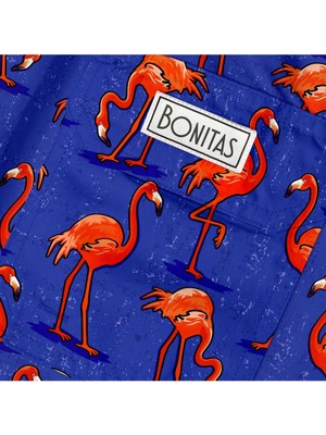 Bonitas Erkek Şort Flamingo-Lacivert 22701