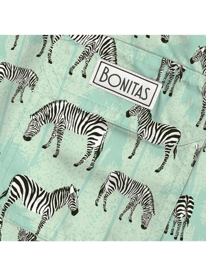 Bonitas Erkek Şort Zebra-Mint 22701