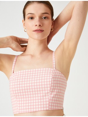 Koton Crop Atlet Ince Askılı