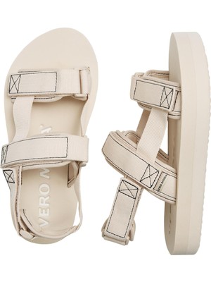 Vero Moda 10195807 Polyester Krem KadınSandalet