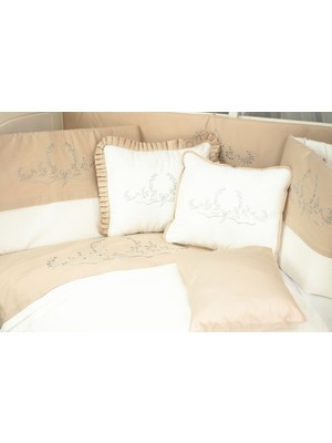 Kista Baby Bebek Uyku Seti Nevresim Takımı 80x130 Silver Kahverengi