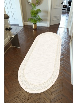 10 Post Online Yolluk Gri Kaymaz Kesme Yıkanabilir Ince Dijital Baskı Koridor Halısı