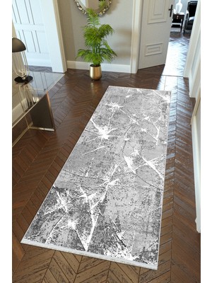 10 Post Online Yolluk Mutfak Halısı Kitchen Siyah Beyaz Kaymaz Kesme Yıkanabilir Ince Dijital Baskı Koridor Halısı