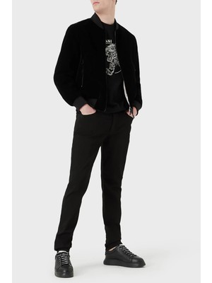 Emporio Armani Pamuklu Normal Bel Slim Fit Jeans Erkek Kot Pantolon 8N1J11 1dhdz 0005
