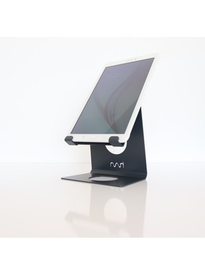 Hansdo - Tablet Standı - Tablet Tutucu - Kitap Tutucu - Metal - Antrasit Gri - STS1