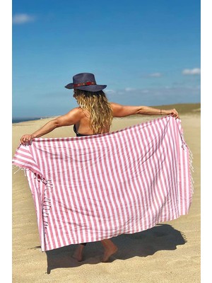 Zeynep Tekstil Stripe 75 x150 cm Ultra Soft Plaj Havlusu