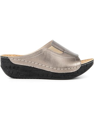 Muya Attica Anatomik Taban Jel Destekli Dört Mevsim Kadın Terlik