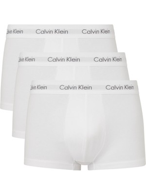 Calvin Klein Erkek 3'lü Trunk Boxer Seti Cotton Stretch