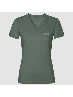 Jack Wolfskin Crosstrail T Kadın Outdoor Tişört