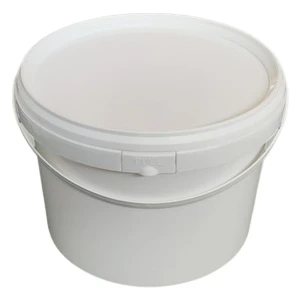 1,1 Lt + 3 Lt + 5 Lt Plastik Kapaklı Kova Seti 6'lı Hobi Boya Gıda Yoğurt Kovası