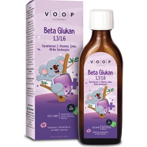 Beta Glukan 1,3 1,6 Kara Mürver, C Vitamini, Çinko 150 ml Şurup