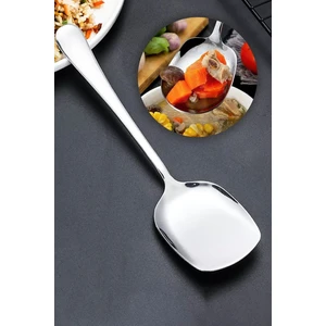 Servis Kaşığı Seti 3 Lü Paslanmaz Çelik Lüx Salata Börek Pasta Fırın Tavuk Patates Servis Kaşığı