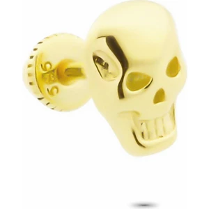 Altın Kuru Kafa Helix Piercing