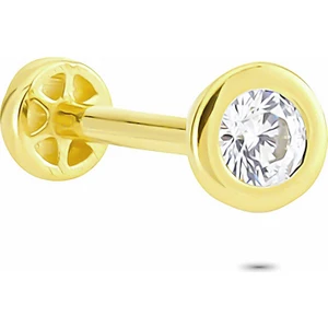 Altın Tektaş Tragus Piercing