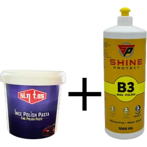 Sintaş 450gr Pasta Shine Protect 1000gr B3 Cila Set