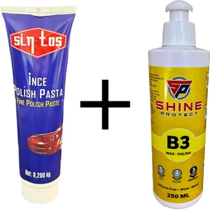 Sintaş 200gr Pasta Shine Protect 250gr B3 Cila Set