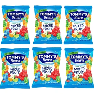Tommy's Bears Karışık Meyveli Yumuşak Şeker 127,5 gr 6'lı