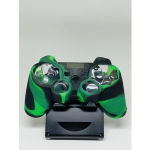 Ps3 Joystick Silikon Kılıf Dualshock Koruyucu Kılıf Desenli Yeşil Siyah