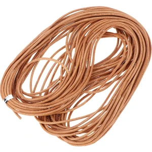 1.5 mm Çapında 1.5 mm Çapında Mücevher Yapımı Için 10M Yuvarlak Deri Kordon (Yurt Dışından)