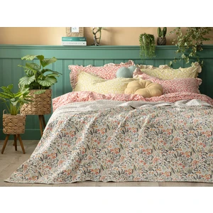 English Home Wild Forest Tek Kişilik Çok Amaçlı Örtü 160 x 220 cm Pembe