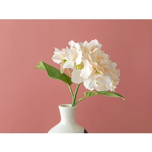 English Home Hortensia Tek Dal Yapay Çiçek 35 cm Şampanya