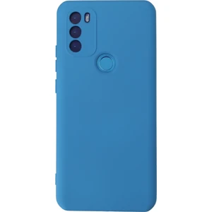 General Mobile Gm 21 Plus Kılıf Lansman Içi Kadife Nano Silikon - Mavi