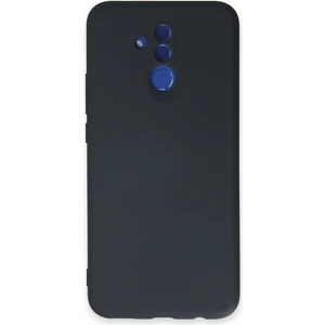 Huawei Mate 20 Lite Kılıf Lansman Içi Kadife Nano Silikon - Koyu Gri
