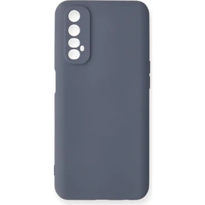 Realme 7 Kılıf Lansman Içi Kadife Nano Silikon - Gri