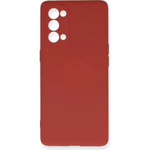 Oppo Reno 5 Kılıf Lansman Içi Kadife Nano Silikon - Kiremit