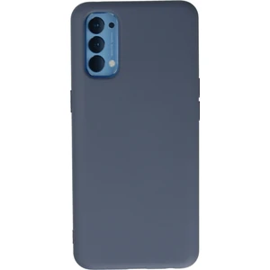 Oppo Reno 4 Kılıf Lansman Içi Kadife Nano Silikon - Gri