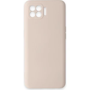 Oppo Reno 4 Lite Kılıf Lansman Içi Kadife Nano Silikon - Pudra