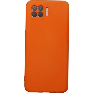 Oppo Reno 4 Lite Kılıf Lansman Içi Kadife Nano Silikon - Turuncu