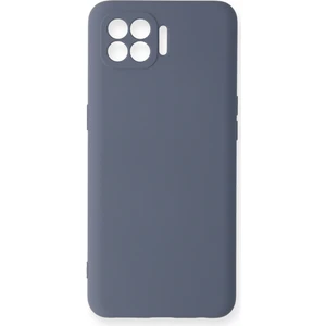 Oppo Reno 4 Lite Kılıf Lansman Içi Kadife Nano Silikon - Gri