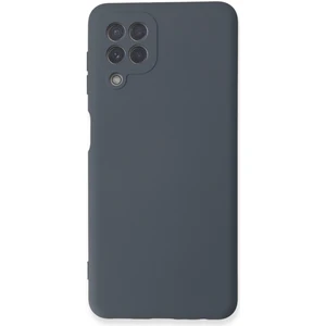 Samsung Galaxy M32 Kılıf Lansman Içi Kadife Nano Silikon - Gri