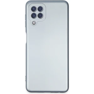Samsung Galaxy M32 Kılıf Lansman Içi Kadife Nano Silikon - Sky Blue