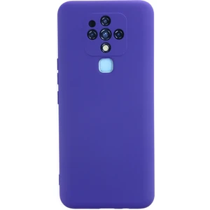 Tecno Camon 16 Kılıf Lansman Içi Kadife Nano Silikon - Mor