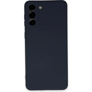 Samsung Galaxy S21 Plus Kılıf Lansman Içi Kadife Nano Silikon - Koyu Gri