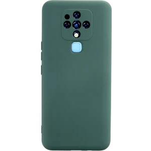 Tecno Camon 16 Kılıf Lansman Içi Kadife Nano Silikon - Koyu Yeşil
