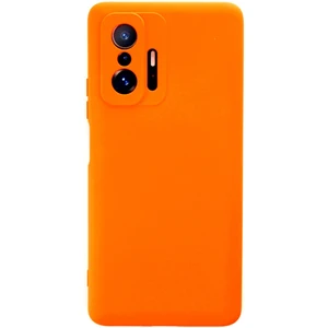 Xiaomi Mi 11T Pro Kılıf Lansman Içi Kadife Nano Silikon - Turuncu