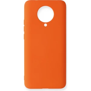 Xiaomi Poco F2 Pro Kılıf Lansman Içi Kadife Nano Silikon - Turuncu