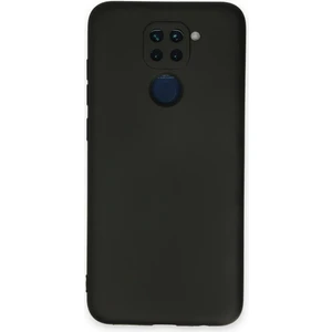 Xiaomi Redmi Note 9 Kılıf Lansman Içi Kadife Nano Silikon - Siyah