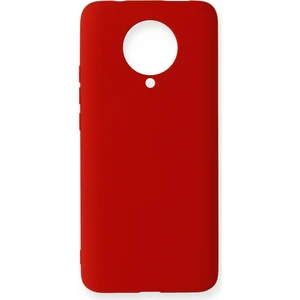 Xiaomi Poco F2 Pro Kılıf Lansman Içi Kadife Nano Silikon - Kırmızı