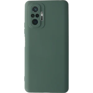 Xiaomi Redmi Note 10 Pro Kılıf Lansman Içi Kadife Nano Silikon - Koyu Yeşil