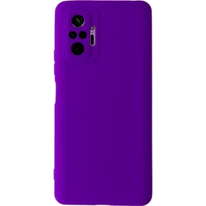 Xiaomi Redmi Note 10 Pro Kılıf Lansman Içi Kadife Nano Silikon - Mor