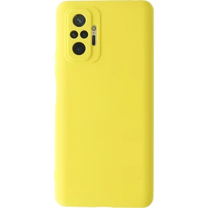 Xiaomi Redmi Note 10 Pro Kılıf Lansman Içi Kadife Nano Silikon - Sarı
