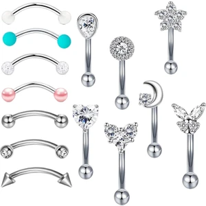 Kaş Halter Küpe Kulak Piercing Bar Piercing Takı Günlük Parti Için (Yurt Dışından)