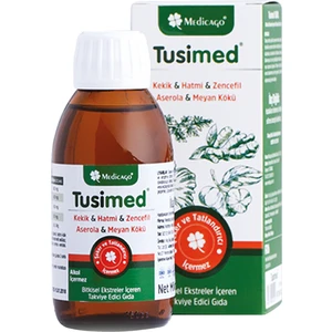 Medicago Tusimed Kekik& Hatmi&Zencefil&Aserola&Meyan Kökü Bitkisel Ekstreler Takviye Edici Gıda 150 Ml
